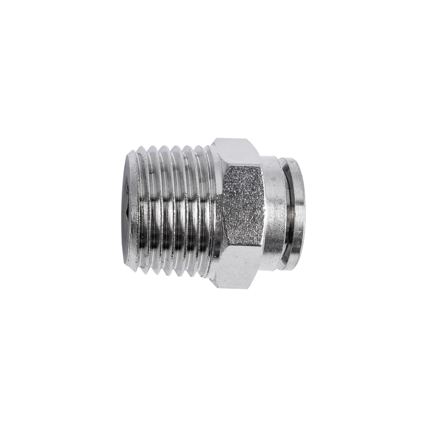 Metal Pu Fitting Straight 12mm X 1/2' M