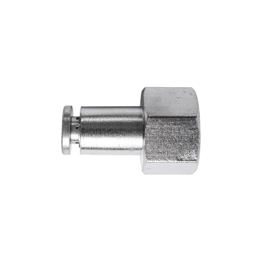 Metal Pu Fitting Straight 4mm 1/8' F