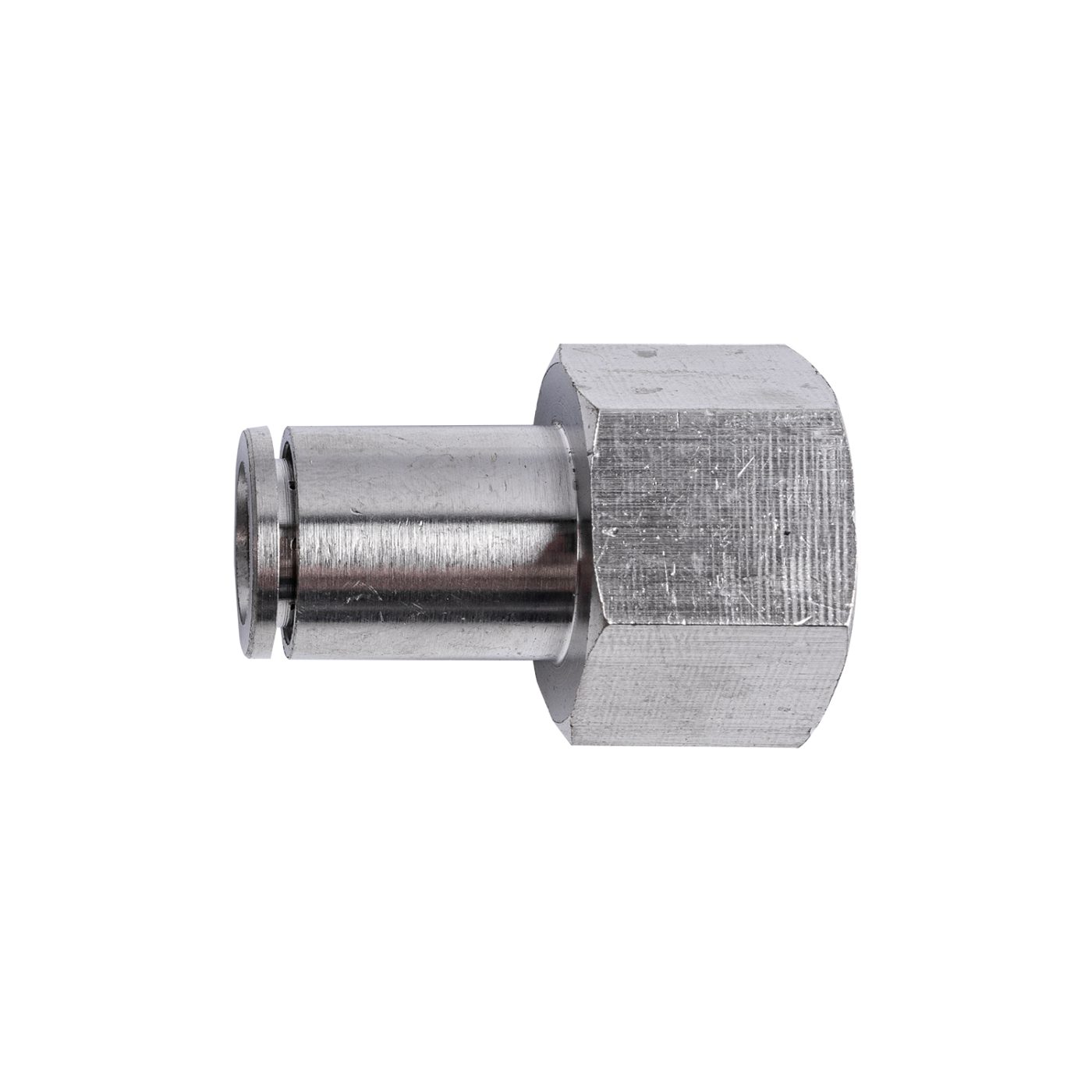 Metal Pu Fitting Straight 10mm 1/2' F