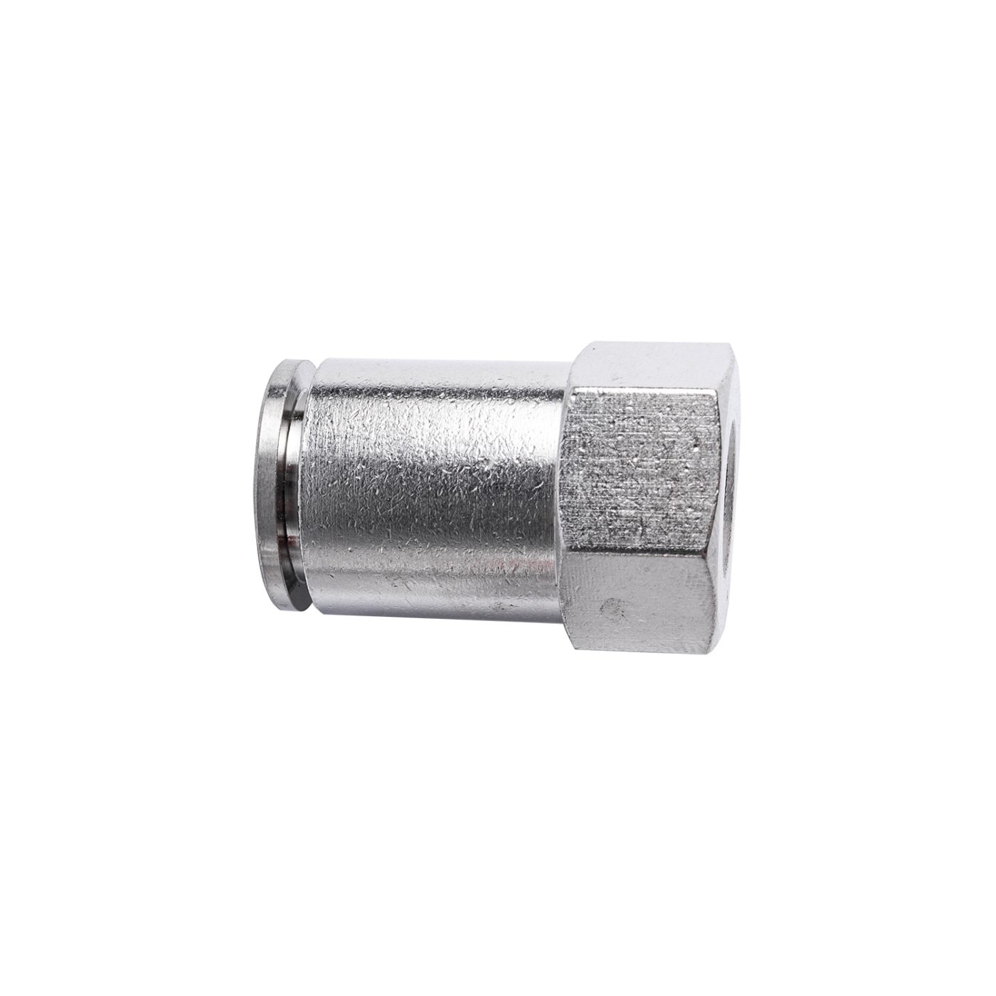 Metal Pu Fitting Straight 12mm 1/8' F