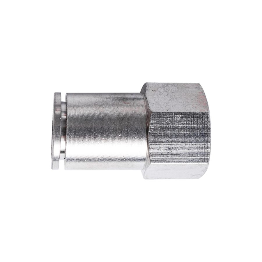 Metal Pu Fitting Straight 12mm 3/8' F