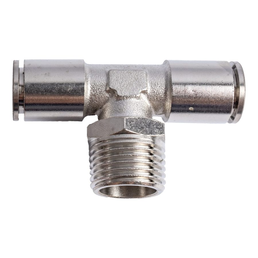 Metal Pu Fitting T-joint 12mm 1/2' M