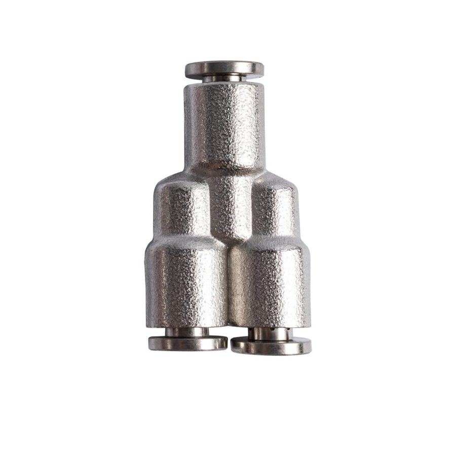 Metal Pu Fitting Y-joint 4mm