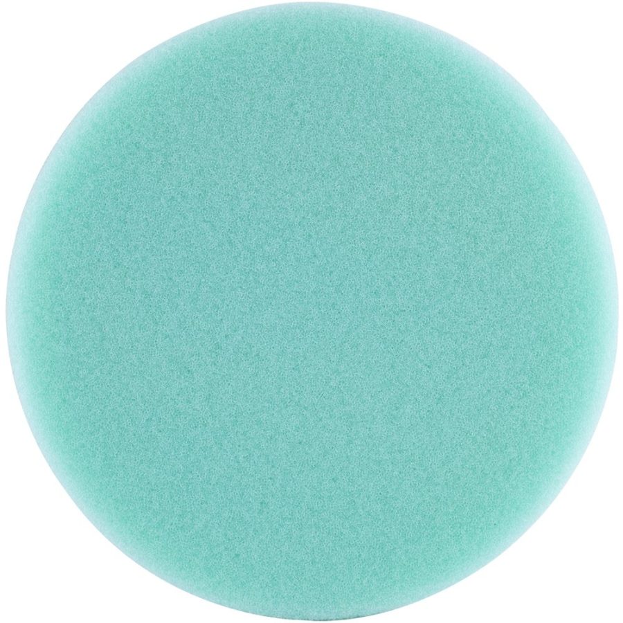 Foam Pad Hook And Loop Green Sponge 150mm 6' Light Finishing