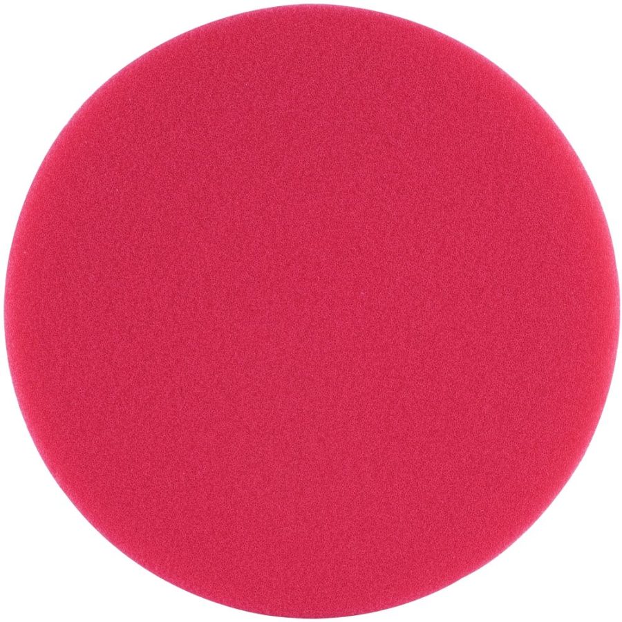 Foam Pad Hook And Loop Red Sponge 150mm 6' Ultra Finishing