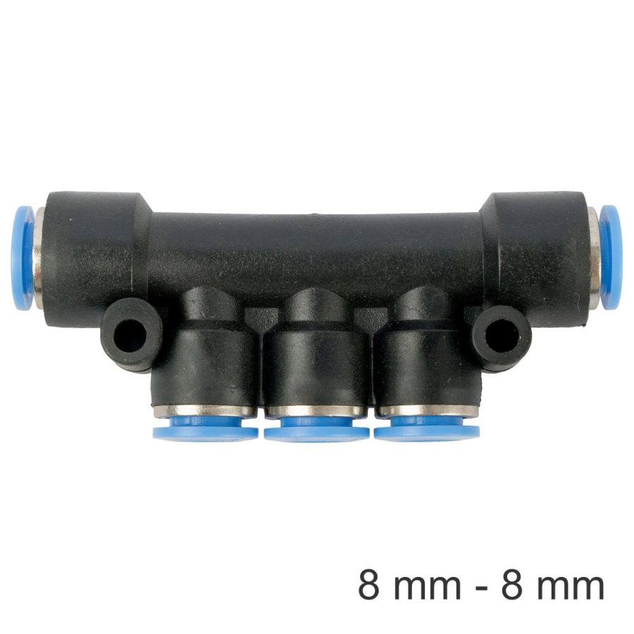 Pu Hose Fitting Manifold 8mm-8mm