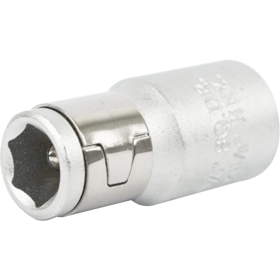 Socket Adaptor Coupler 1/4'f Sq X 1/4'f Hex Bulk