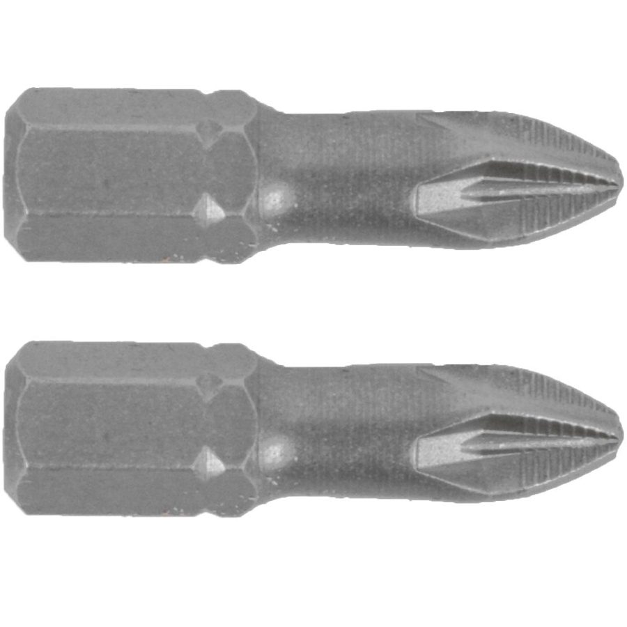 Pozi.2 X 25mm Ins.bit 2/card
