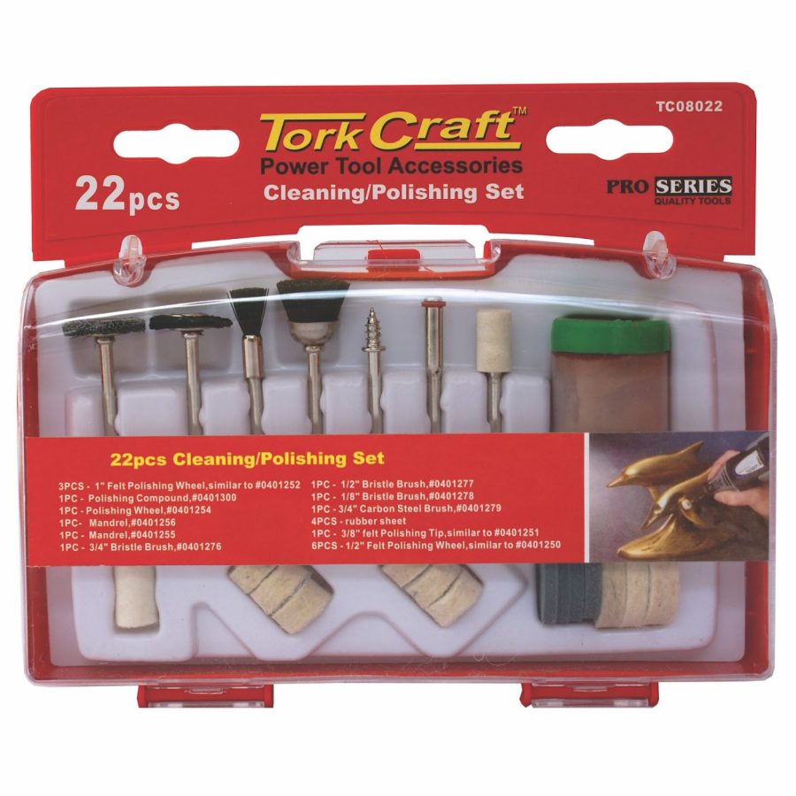 Tork Craft Cleaning & Polishing Set 22 Piece Mini