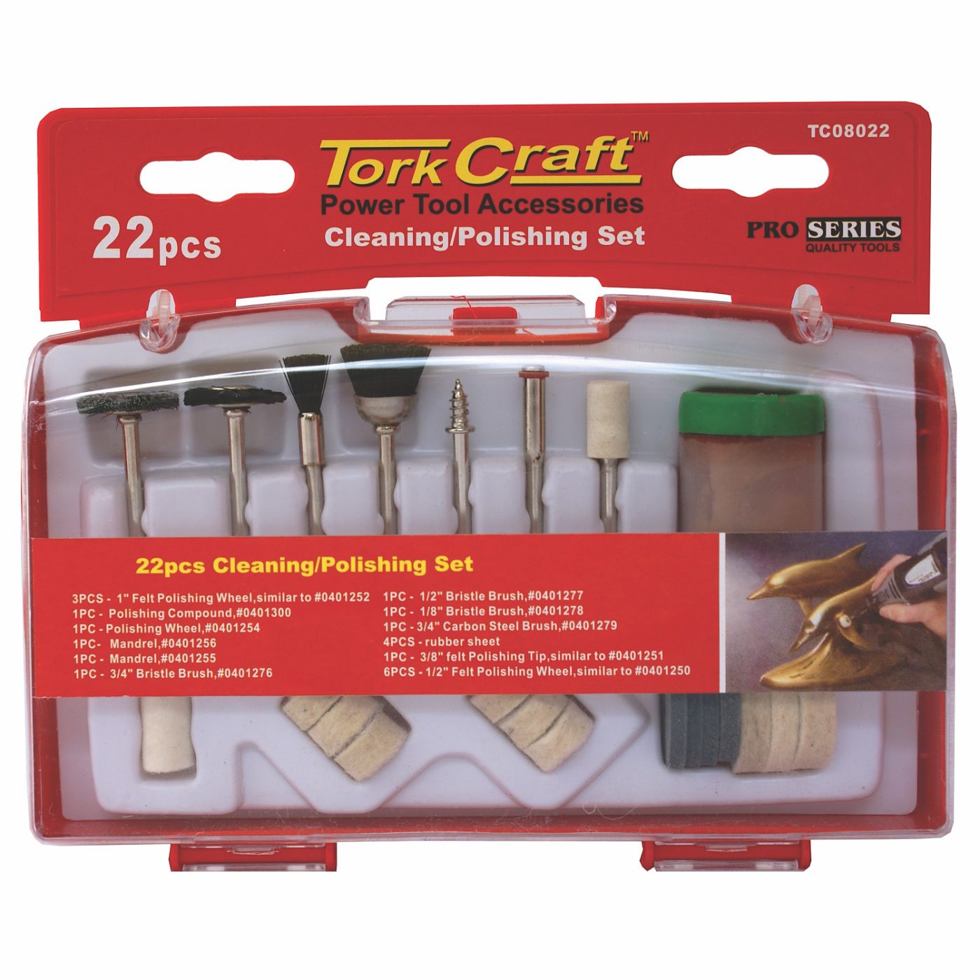 Tork Craft Cleaning & Polishing Set 22 Piece Mini