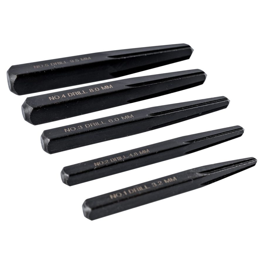 Square Screw Extractor Set 5pce