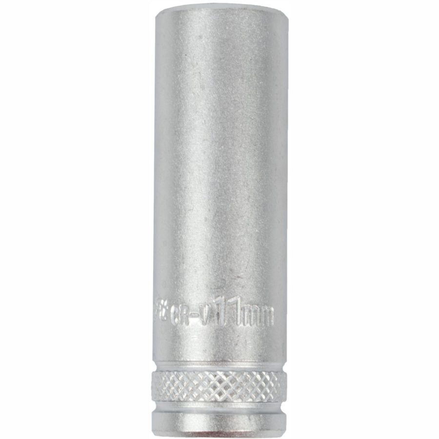 Socket 11mm 1/4' Dr Deep Socket Crv 12 Point