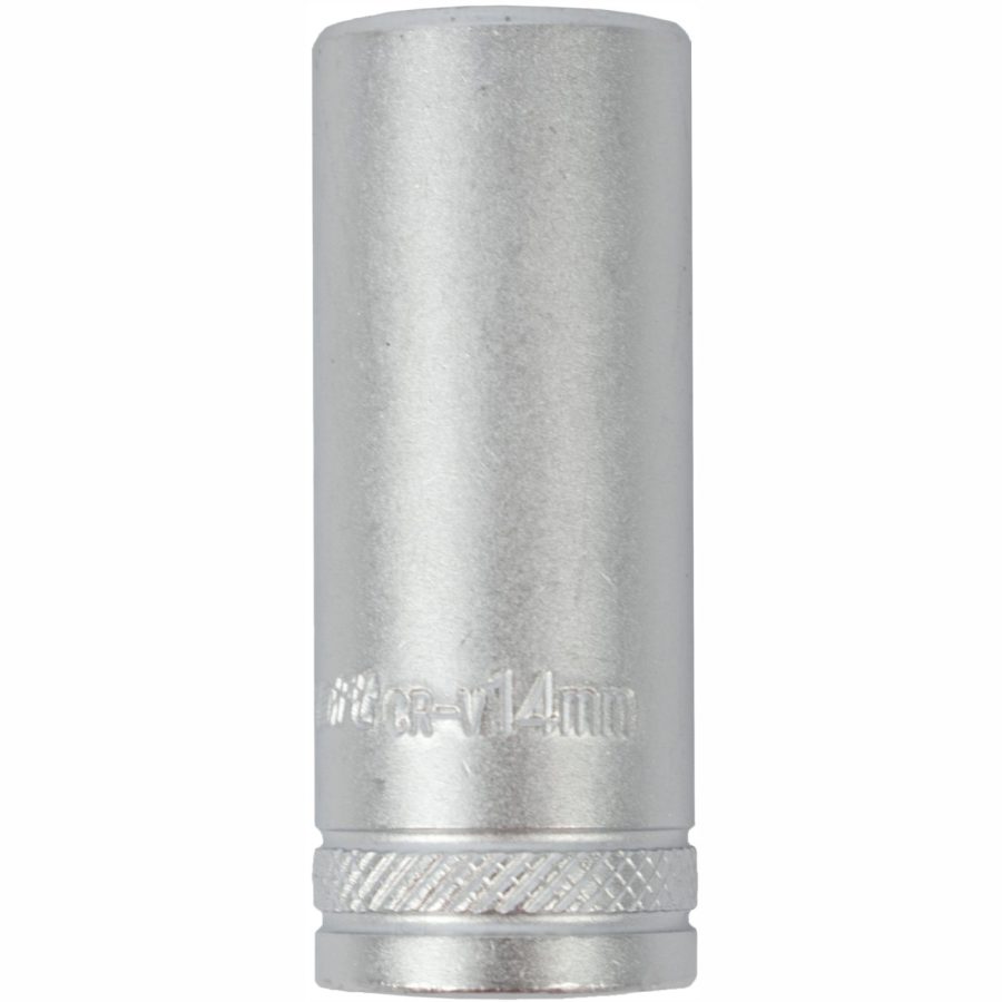 Socket 14mm 1/4' Dr Deep Socket Crv 12 Point