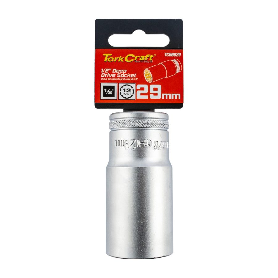 Socket 29mm 1/2' Dr Deep Socket Crv 12 Point