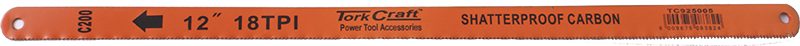 Hacksaw Blade Carbon Steel 18t X 300mm