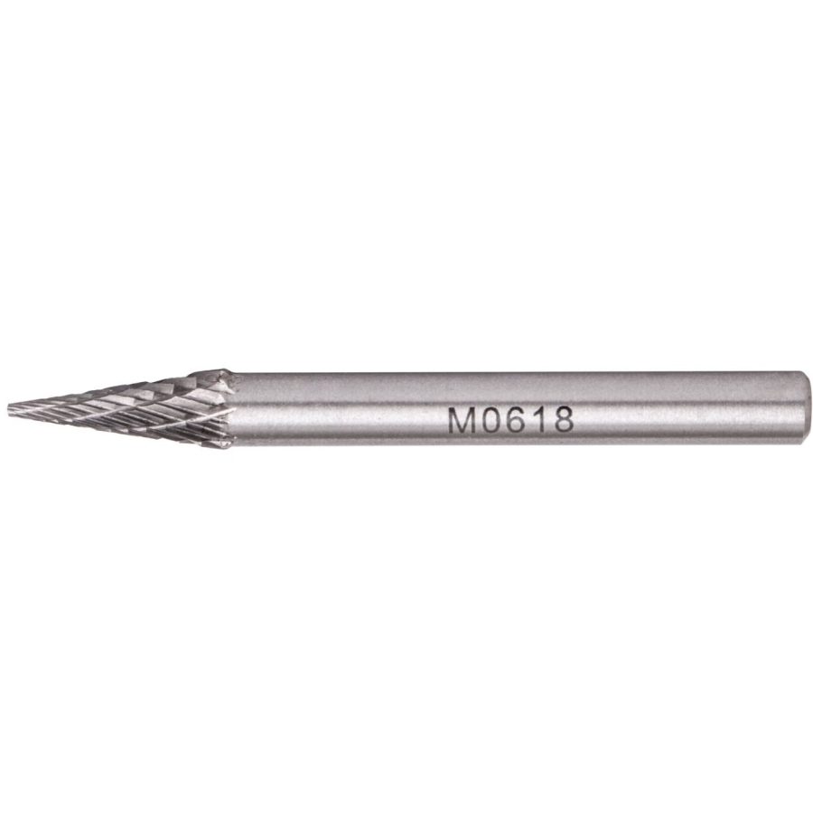 Rotary Burr Tungsten 6x18x6mm Conical Straight