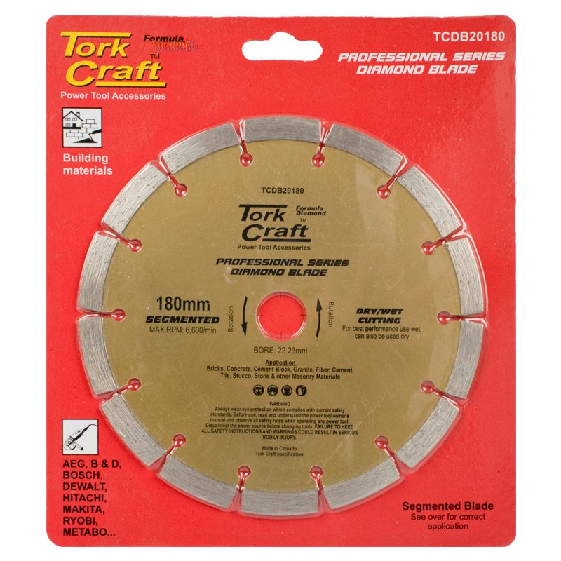 Diamond Blade 180mm Segmented Profesional