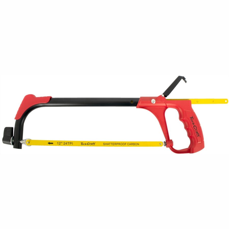 Aluminum Alloy Hacksaw Frame 300mm C/w 1 + 3 Free Blades Tork Craft
