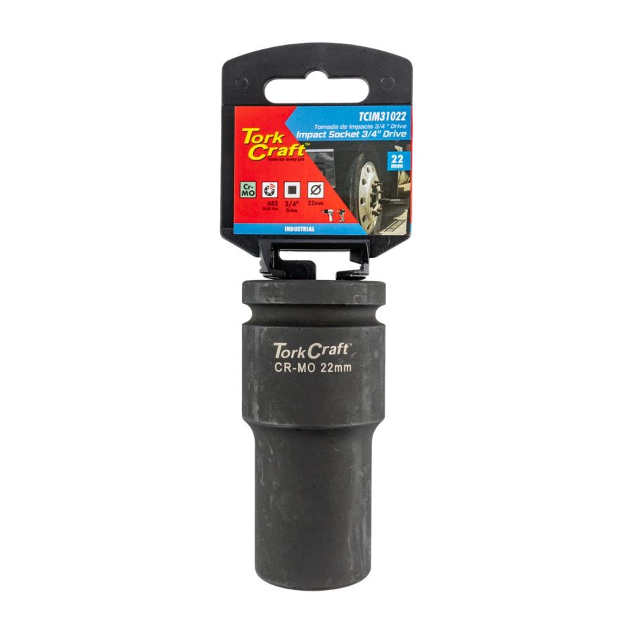 22mm 3/4' Drive 6pt Deep Impact Socket