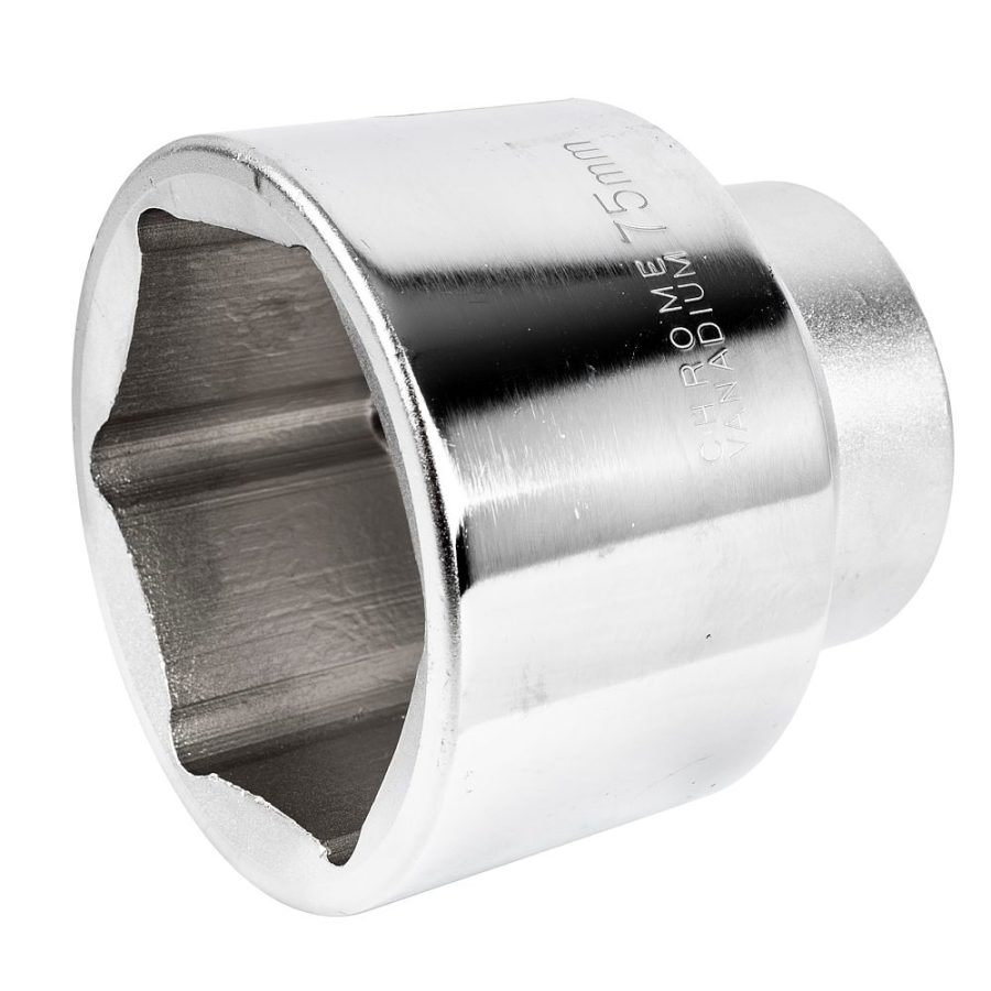 Socket 75mm 1' Drive Crv Hex