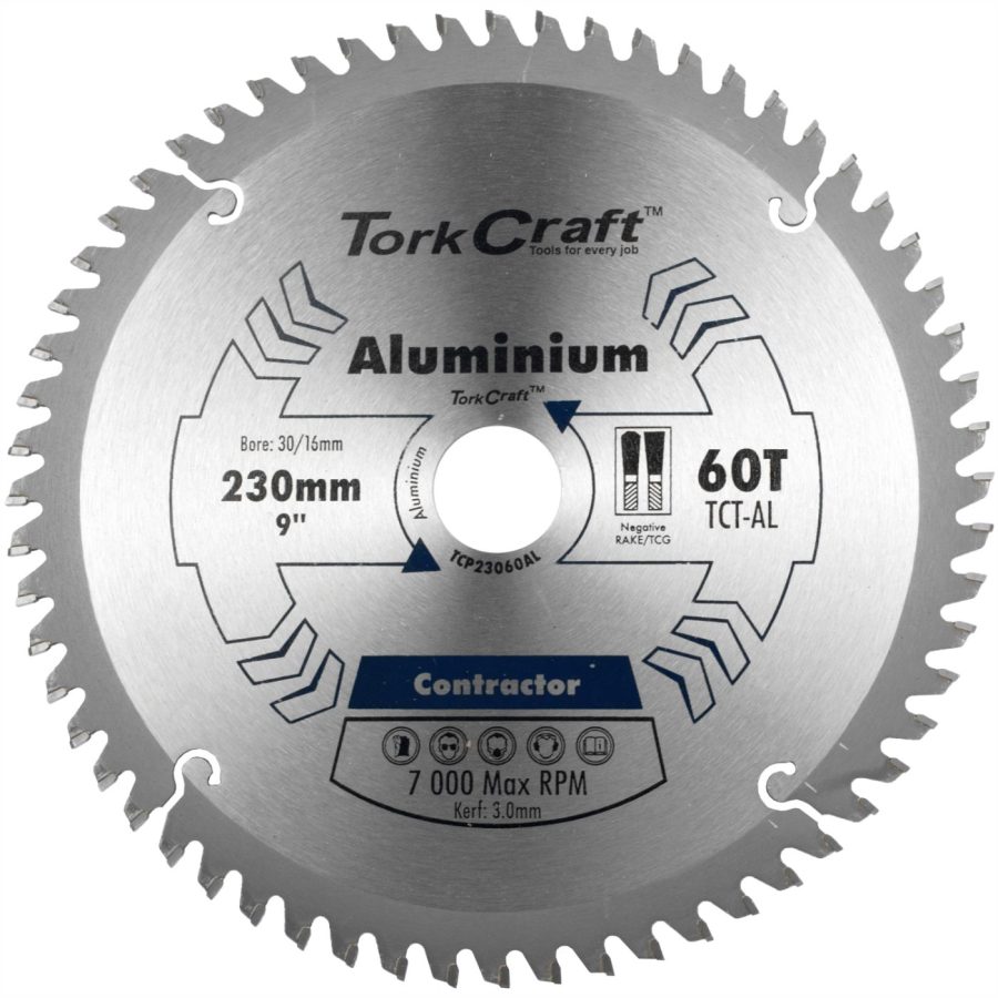 Blade Contractor Alum 230 X 60 30-16 Circular Saw Tct