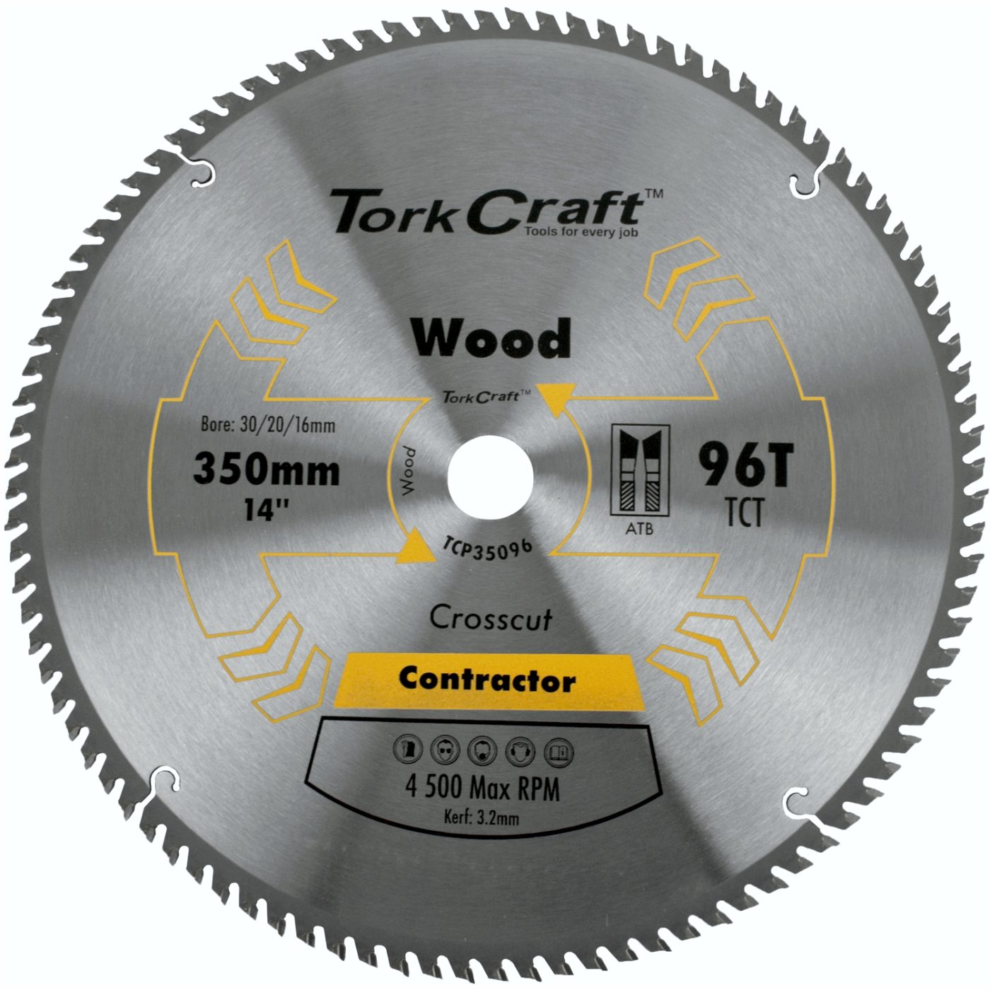 Blade Contractor 350 X 96t 30/1 Circular Saw Tct